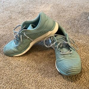 Light Blue ASICS Running Shoes